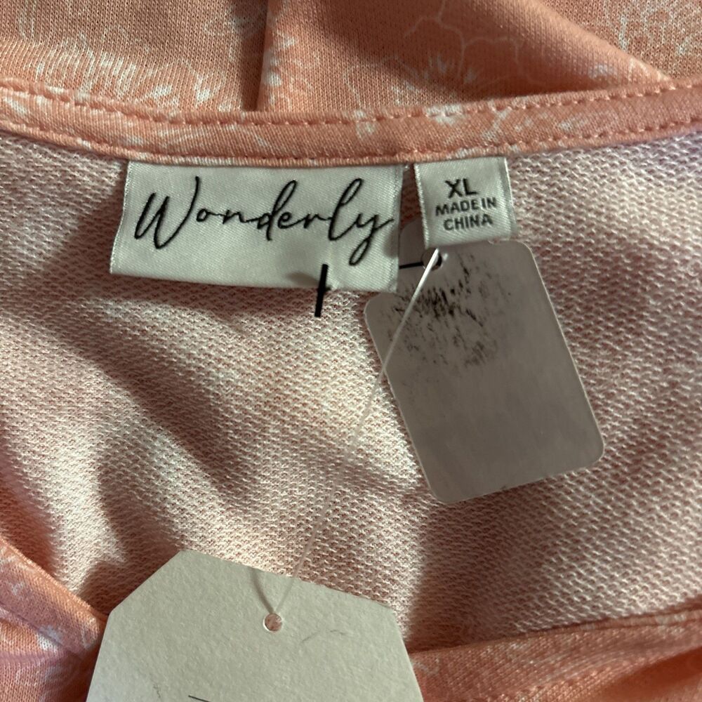 Wonderly Women's XL Pale Peack Babydoll Blouse NWT - Picture 12 of 13